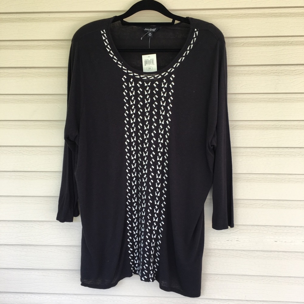 Lucky Brand Scoop Neck Top